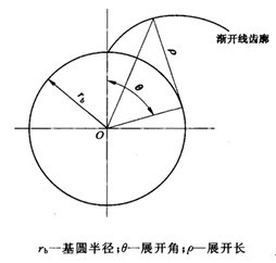 齿轮渐开线样板