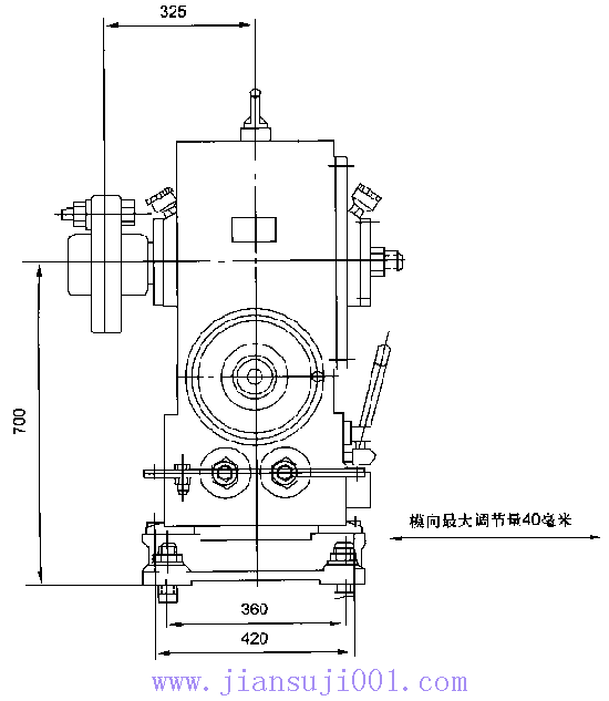 JCGT6-700锅炉调速箱外形尺寸