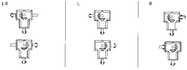 T系列螺旋錐齒輪轉(zhuǎn)向箱