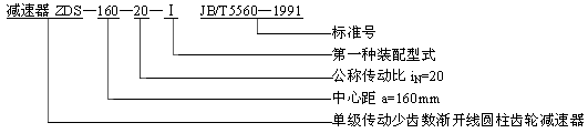 ZDS型齒輪減速機(jī)JB/T5560-1991