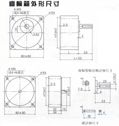 刹车电机25W