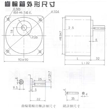 IK型可逆感应电机60W