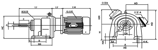 YCJ系列齒輪減速機(jī)三相異步電動(dòng)機(jī)JB/T6442-92