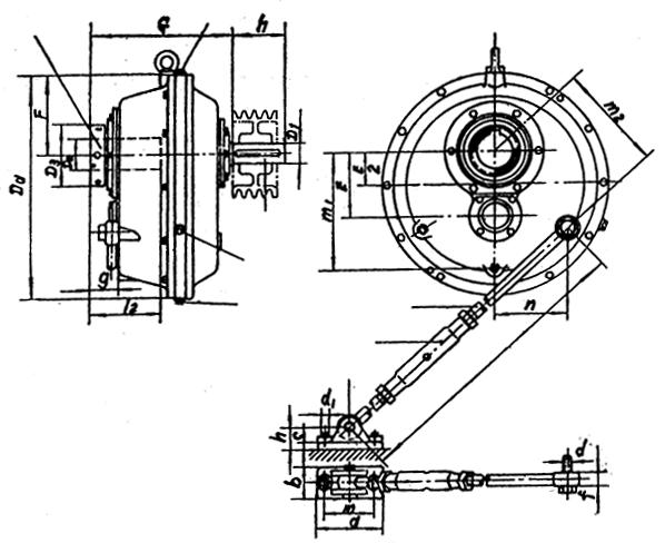 西德RONTOX型减速器ZTAA型外形尺寸